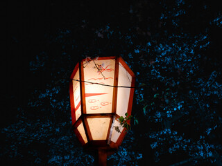 An old street lamp in Kyoto