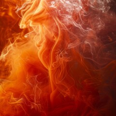 Obraz na płótnie Canvas Fiery Abstracts: Artistic Interpretation of Holi Festival Flames
