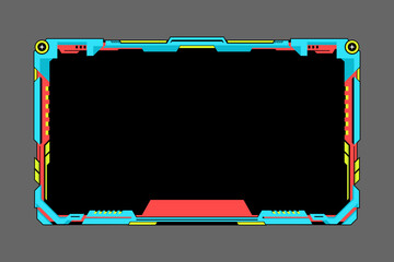 Twitch Facecam Screen Overlays 02