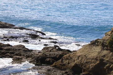 Pacific coastal feature in California 
