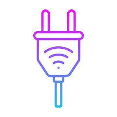 Obraz premium Smart Plug Icon