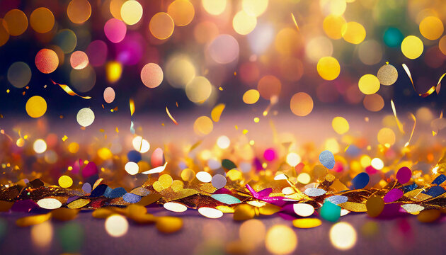 a glitter blur festival paper celebration festive confetti glowing celebration lights bokeh glow event party shiny carnival celebrate backdrop light background parade sparkle glitter motion blur