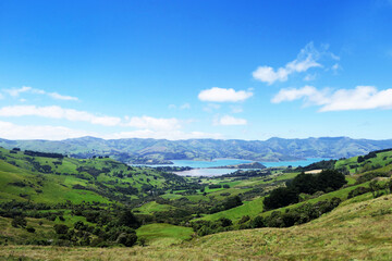 アカロアの風景(ニュージーランド)