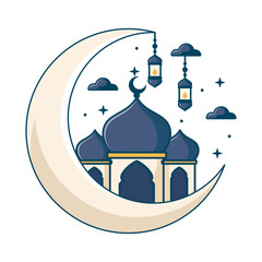 islamic ramadan kareem illustration design