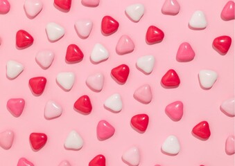 seamless pattern with hearts