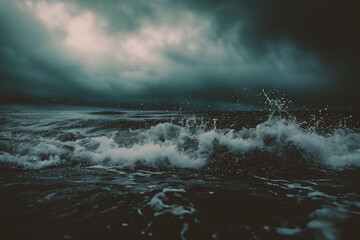 Obraz premium Beautiful seascape with stormy waves