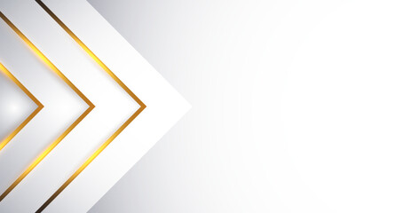 abstract modern paper cut golden lines white background, luxury concept, design for banner templates, covers, print advertisements, presentations, brochures, vector illustration