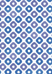 鹿の子模様の水彩背景素材