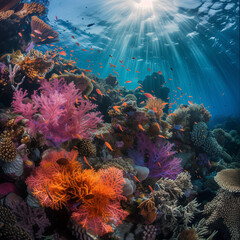 Tropical Coral Reef High-Resolution Travel Photograph
