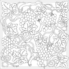 Vector sketch illustration design ornament ornament classic vintage ethnic traditional floral plant motif