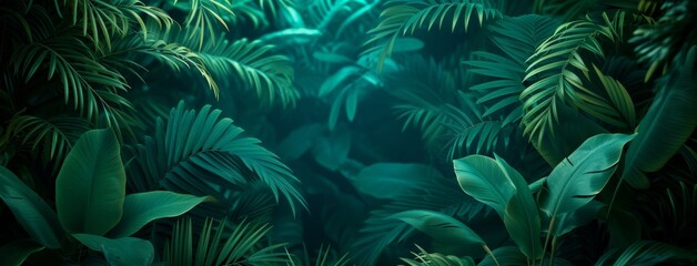 jungle green background