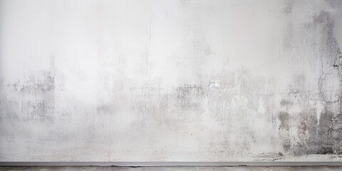 White wall with grunge background.