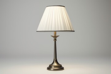 Table lamp isolated on white background