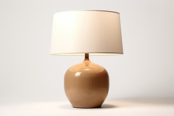 Table lamp isolated on white background