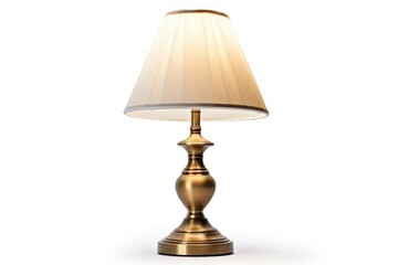 Table lamp isolated on white background