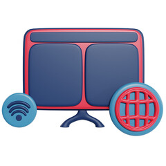 Futuristic Smart TV Technology