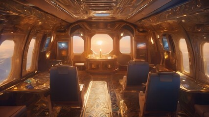 Alien Cabin Ship Background Very Cool