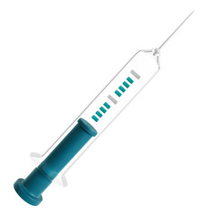 Medical Syringe Rendering