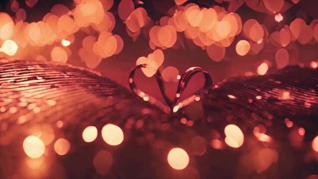Valentines Day hearts Love Wedding Background 