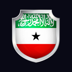Somaliland Silver Shield Flag Icon