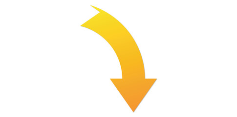 Refresh Curve Arrow Vector Illustration.
