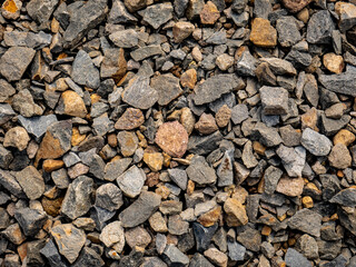 gravel that will be used as house building material