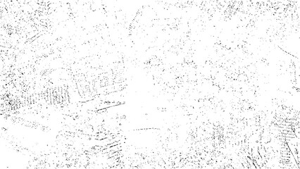 Vector grunge overlay texture. Black and white background