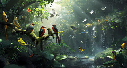 birds of the rainforest