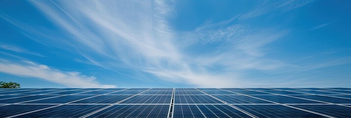 photovoltaic solar panels on a residential rooftop in the afternoon sun - obrazy, fototapety, plakaty
