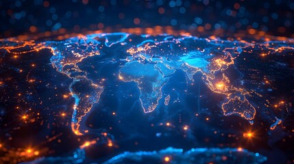 world map business international trading background