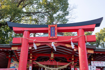 熊本城稲荷神社 鳥居