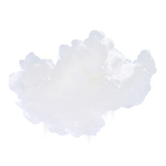 white cloud  on transparent png. - obrazy, fototapety, plakaty