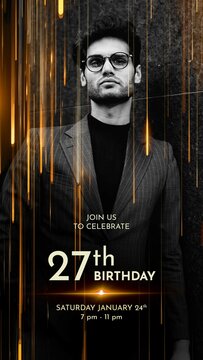 Nightclub DJ Event Animated Video Flyer Template