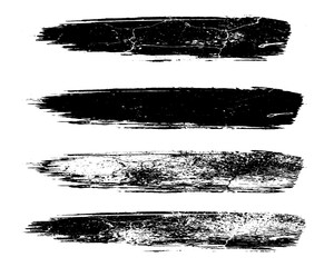 set of black and white paint strokes, set of strokes splash, set of watercolor brush strokes, black and white paint stroke brush on white background, brush bundle 
