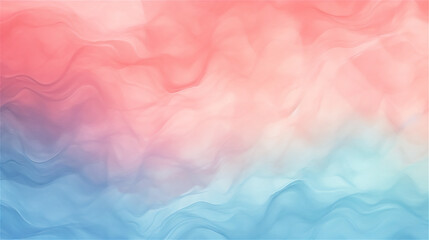 Fototapeta na wymiar Soft Whispers of Color: Serene Pink and Blue Waves 
