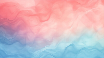Obraz premium Soft Whispers of Color: Serene Pink and Blue Waves 