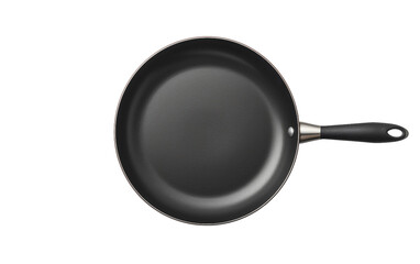 Effortless Cooking Essential: The Non-Stick Steel Fry Pan Isolated on Transparent Background PNG.