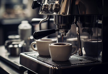 espresso coffee maker - obrazy, fototapety, plakaty