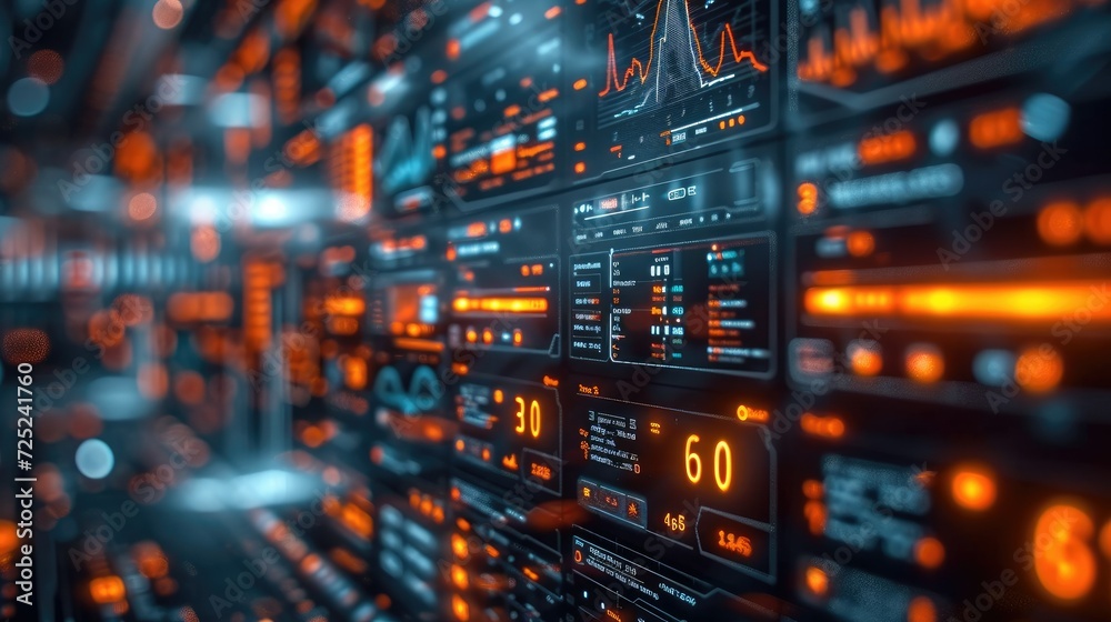 Aufkleber Show a secure and sophisticated crypto exchange platform interface on a computer or mobile device. Generative AI.