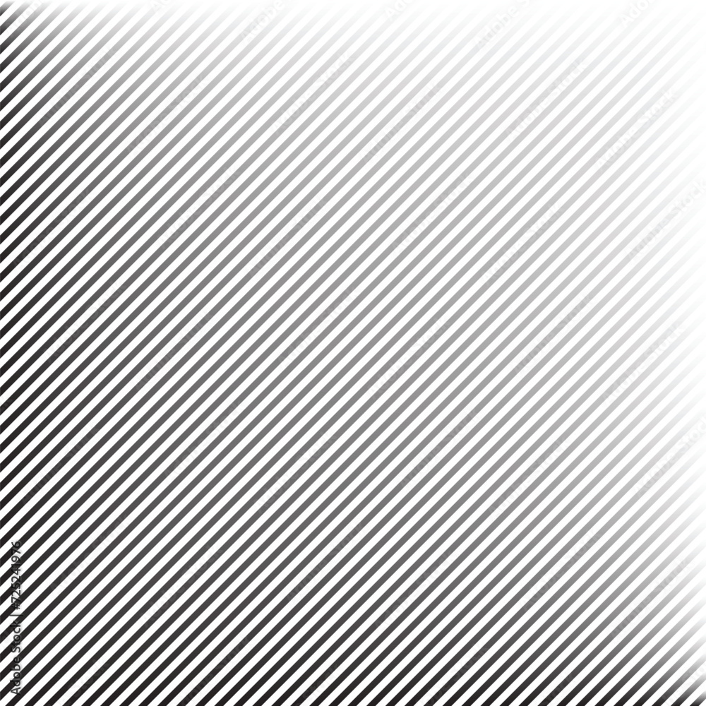 Aufkleber abstract repeatable seamless black white gradient diagonal line pattern.