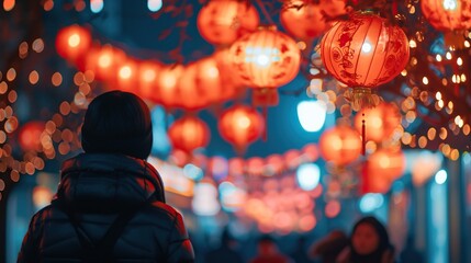 Lanterns are a symbol or identity of the Chinese nation during Chinese New Year celebrations, imlek