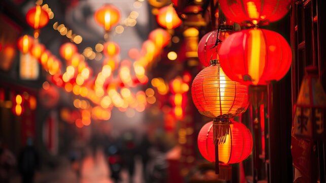 Lanterns are a symbol or identity of the Chinese nation during Chinese New Year celebrations, imlek