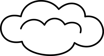 cloud cartoon lineart