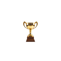 First place gold trophy