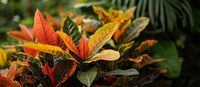 The plant called banana croton usually has banana-shaped leaves that widen in the center and narrow towards the tip.