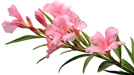Pink Desert Rose or Impala Lily flower,generative ai