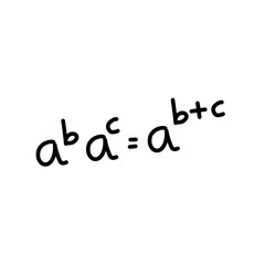 Hand Drawn Mathematical Formula 
