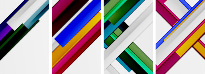 Stripes and lines poster abstract backgrounds. Vector illustration For Wallpaper, Banner, Background, Card, Book Illustration, landing page