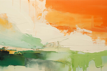 ラフな筆跡を残したペイント