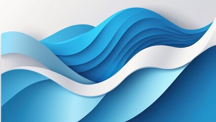 wavy blue background illustration. Suitable for use for banners, posters, flyers and social media content
